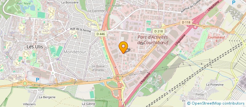 localisation de l'entreprise ETUDE REALISA CONVERS ENERG SPORT  LES ULIS