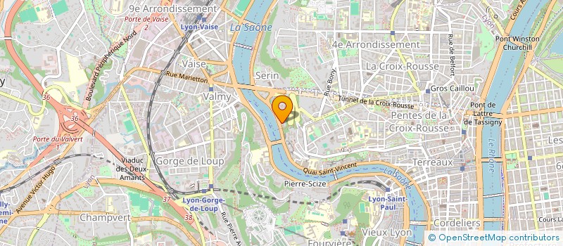 localisation de l'entreprise ETUDE REALISATION THERMIQUE à LYON