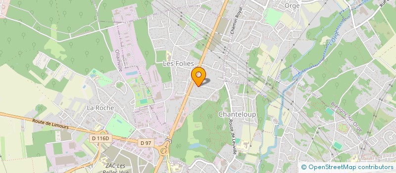 localisation de l'entreprise ETUDE REALISATION TOUS TRAVAUX BATIMENT à SAINT-GERMAIN-LES-ARPAJON