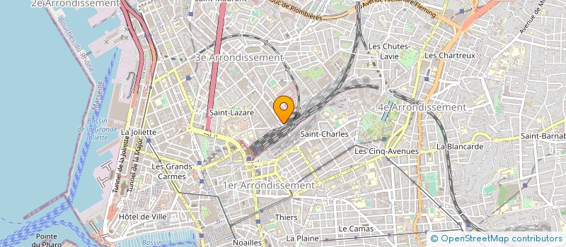 localisation de l'entreprise ETUDE REALISATION TRAVAUX DU BATIMENT à MARSEILLE