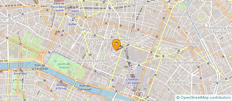 localisation de l'entreprise ETUDE RECHERCH DVPT INFORMATIQUE AVANCEE à PARIS