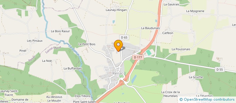 localisation de l'entreprise ETUDE RECHERCHE ANIMATION à LANGON