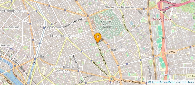 localisation de l'entreprise ETUDE RECHERCHE CONSEIL PARTICIPATIONS  PARIS