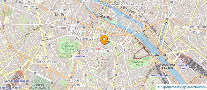 localisation de l'entreprise ETUDE RECHERCHE DERMATOLOGIQUE à PARIS
