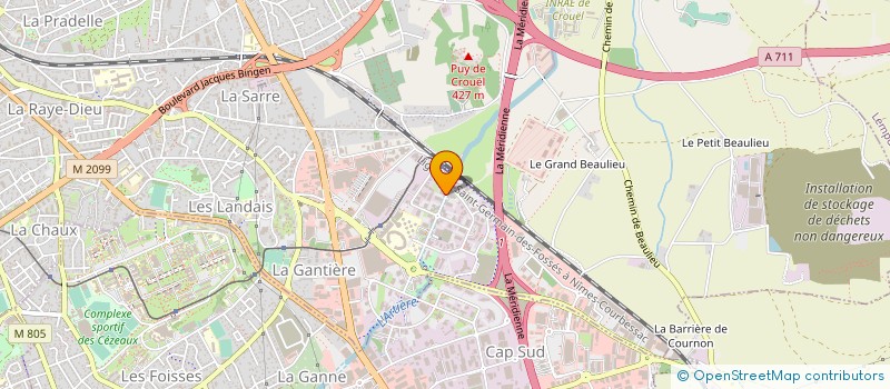 localisation de l'entreprise ETUDE REGIONALE DE L'HABITAT à CLERMONT-FERRAND