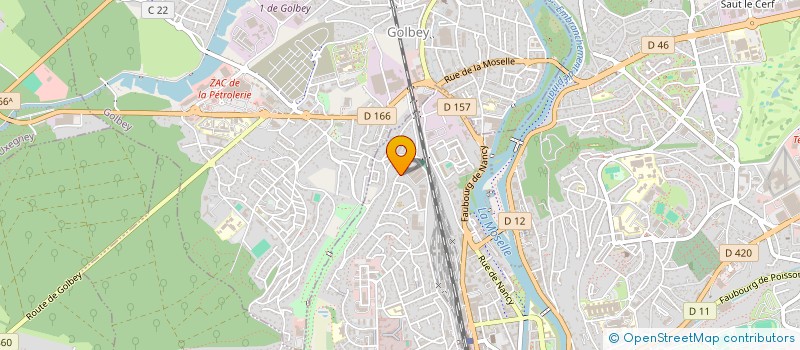 localisation de l'entreprise ETUDE RESEAUX BATIMENT  EPINAL