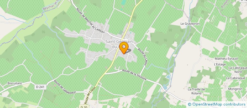 localisation de l'entreprise ETUDE RIVOAL NOTAIRE  SAINT-GERMAIN-DU-PUCH