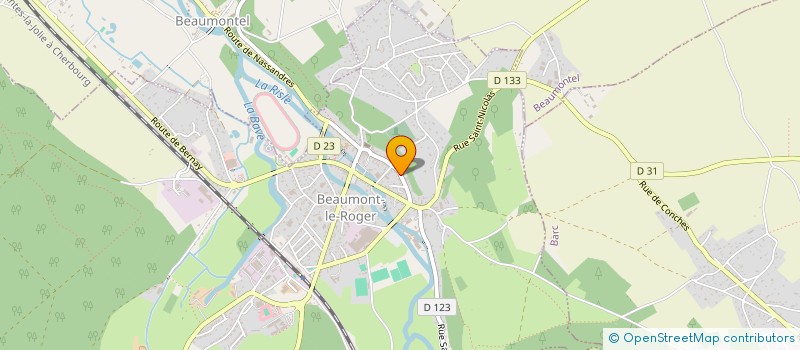 localisation de l'entreprise ETUDE SAINT NICOLAS  BEAUMONT-LE-ROGER