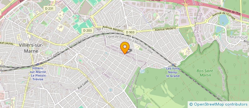 localisation de l'entreprise ETUDE SECURITE ET PILOTAGE DU BATIMENT à NOISY-LE-GRAND
