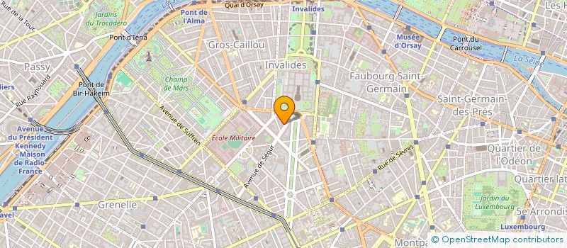 localisation de l'entreprise ETUDE TECHNIQUE DE CONSTRUCTION  PARIS