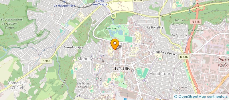 localisation de l'entreprise ETUDE TECHNIQUE DE LA CONSTRUCTION à LES ULIS
