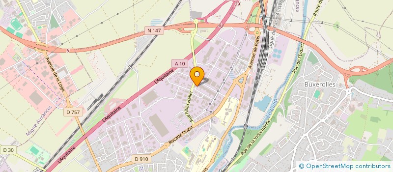 localisation de l'entreprise ETUDE TELEPHONIQUE HABITATION  POITIERS