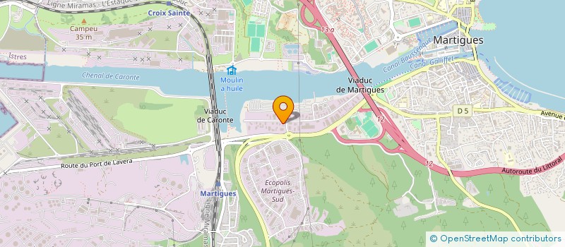 localisation de l'entreprise ETUDE TRACAGE ISOLATION CALORIFUGE à MARTIGUES