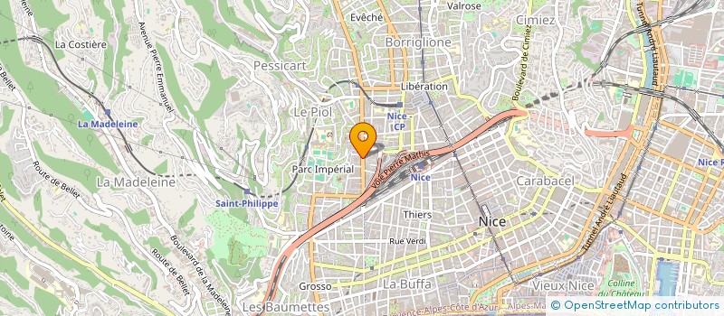 localisation de l'entreprise ETUDE TRANSACTION TRAVAUX IMMO. D'ARTS  NICE