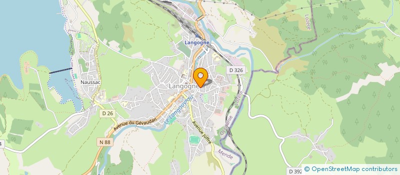 localisation de l'entreprise ETUDE VASSE - SAS TITULAIRE D'UN OFFICE NOTARIAL  LANGOGNE