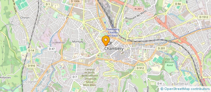 localisation de l'entreprise ETUDEBROUILLE  CHAMBERY