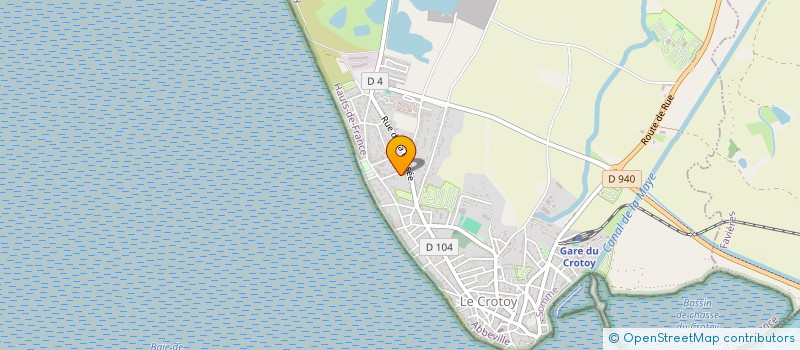 localisation de l'entreprise ETUDEL à LE CROTOY