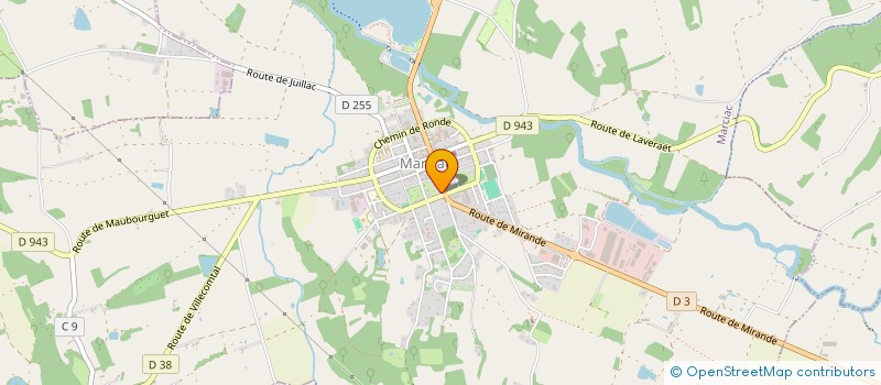 localisation de l'entreprise ETUDEREZO à MARCIAC