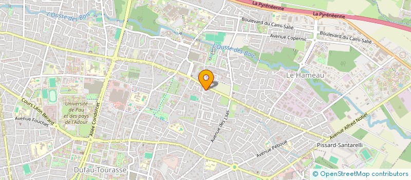 localisation de l'entreprise ETUDES ACCESSION PROPRIETE à PAU