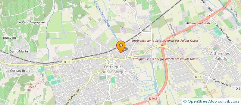 localisation de l'entreprise ETUDES ALONSO CECILE à ENTRAIGUES-SUR-LA-SORGUE
