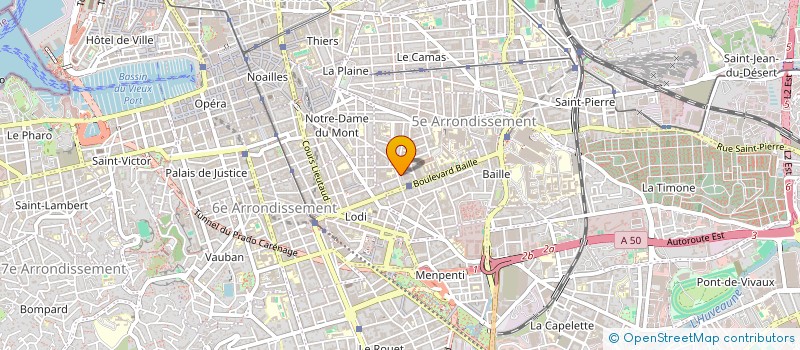 localisation de l'entreprise ETUDES APPLI SERVICES INGENIERIES INFORM à MARSEILLE