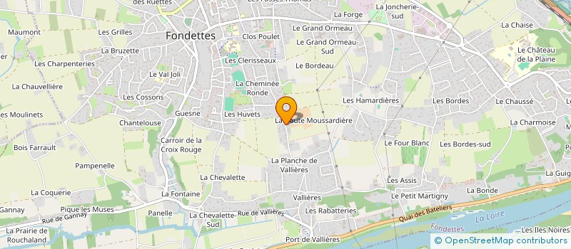 localisation de l'entreprise ETUDES BIOLOGIQUES AVIAIRES à FONDETTES