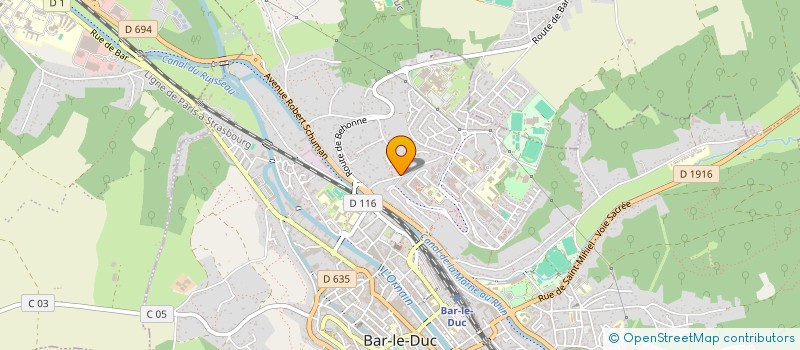 localisation de l'entreprise ETUDES BOIS DU BARROIS à BAR-LE-DUC