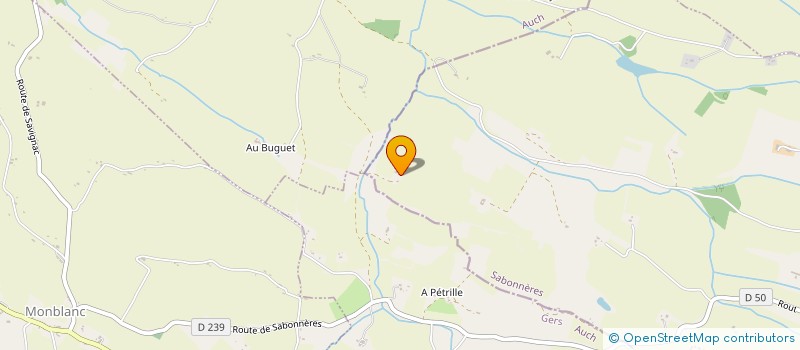 localisation de l'entreprise ETUDES CHARPENTE COUVERTURE à BERAT