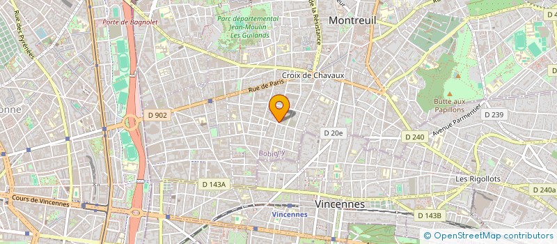 localisation de l'entreprise ETUDES CONCEPT INGENIERIE à MONTREUIL