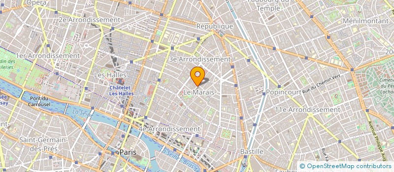 localisation de l'entreprise ETUDES CONCEPT LOGICIELS ET REALISATIONS à PARIS