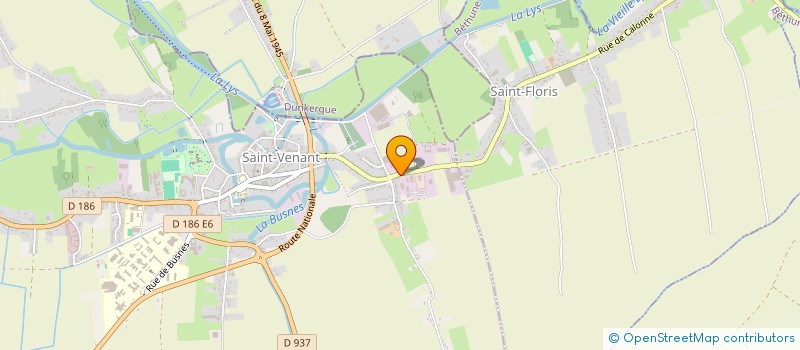 localisation de l'entreprise ETUDES CONCEPTION INGENERIE  SAINT-VENANT