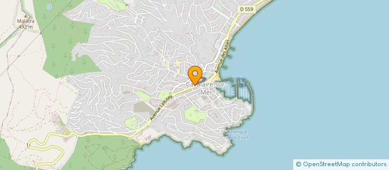 localisation de l'entreprise ETUDES CONCEPTS REALISATIONS à CAVALAIRE-SUR-MER