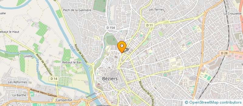 localisation de l'entreprise ETUDES CONSEILS BITTEROIS à BEZIERS