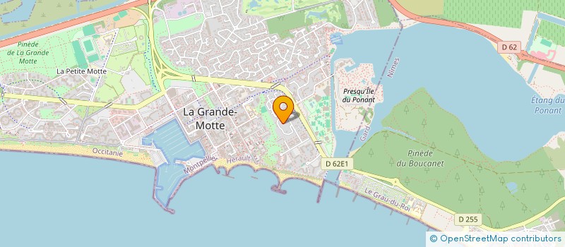 localisation de l'entreprise ETUDES CONSEILS ET ASSISTANCE  LA GRANDE-MOTTE