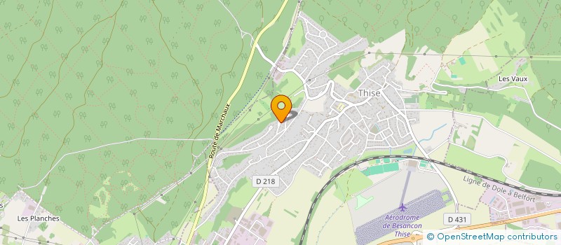 localisation de l'entreprise ETUDES CONSEILS ET REALISATIONS  THISE