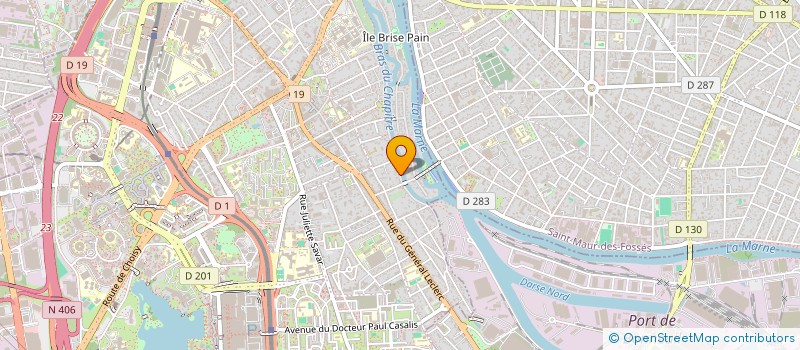 localisation de l'entreprise ETUDES CONSEILS PATRIMOINE IMMOBILIER  CRETEIL