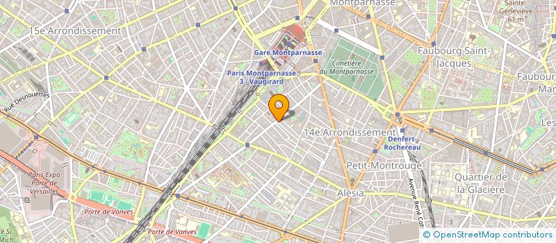 localisation de l'entreprise ETUDES CONSTRU RENOVAT TRAVAUX PUBLICS  PARIS