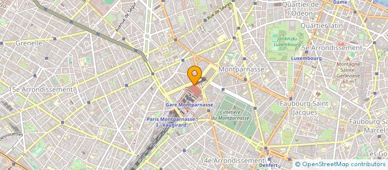 localisation de l'entreprise ETUDES CONSTRUC GESTION ETABL PENITENT  PARIS