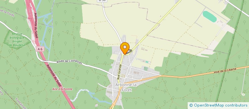 localisation de l'entreprise ETUDES CONSTRUCT COMMERCIALISAT REALISAT  ARBONNE-LA-FORET