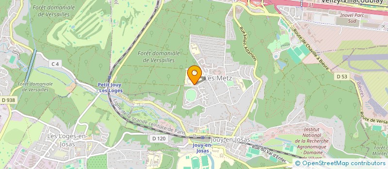 localisation de l'entreprise ETUDES CONTROLES REALISATIONS INVESTIS à JOUY-EN-JOSAS