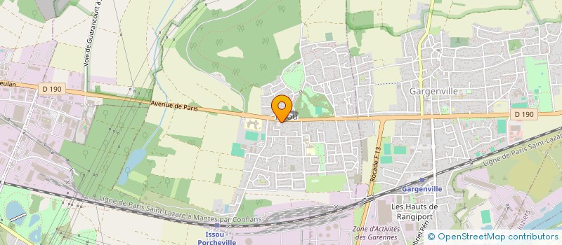 localisation de l'entreprise ETUDES COORD ORGAN PLANIF ECONO CONST  ISSOU