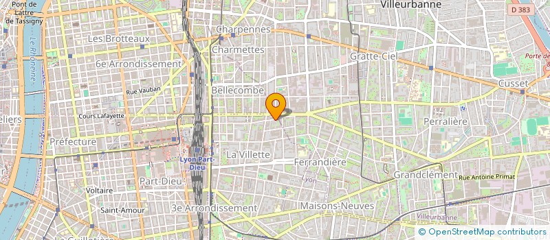 localisation de l'entreprise ETUDES COORDINATION ET TRANSACTIONS  LYON 3EME