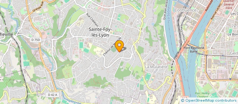 localisation de l'entreprise ETUDES COORDINATION GESTION à SAINTE-FOY-LES-LYON