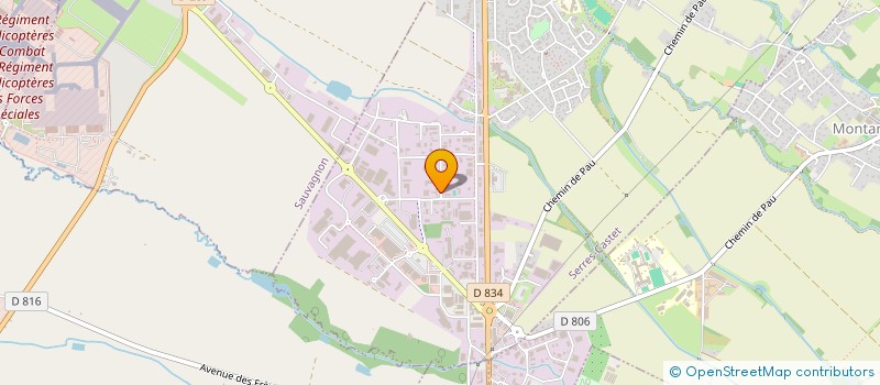 localisation de l'entreprise ETUDES COORDINATION TECHNIQUES AQUITAINE à SERRES-CASTET