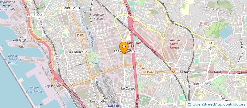 localisation de l'entreprise ETUDES COORDINATION TRANSPORTS & LOGISTICS à MARSEILLE