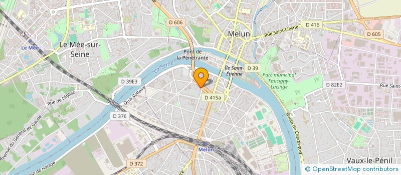 localisation de l'entreprise ETUDES COORDINATIONS & REALISATIONS à MELUN