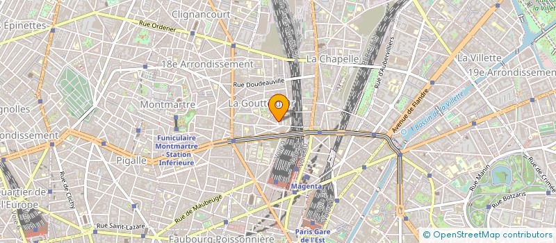 localisation de l'entreprise ETUDES CREATIONS AMENAGEMENTS D'ESPACES à PARIS