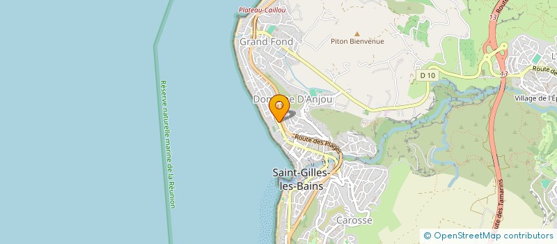 localisation de l'entreprise ETUDES CREATIONS ET INFORMATIQUE à SAINT-PAUL