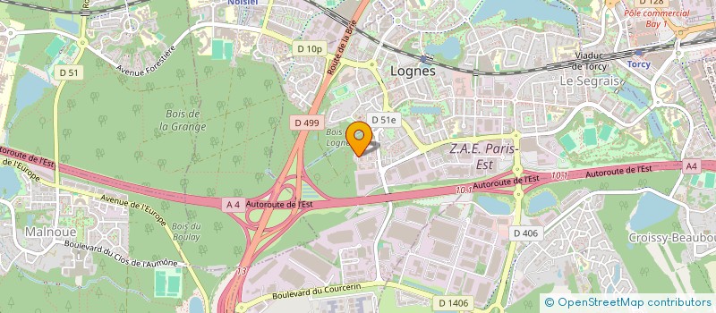 localisation de l'entreprise ETUDES DE STRUCTURES ET D EQUIPEMENTS à LOGNES