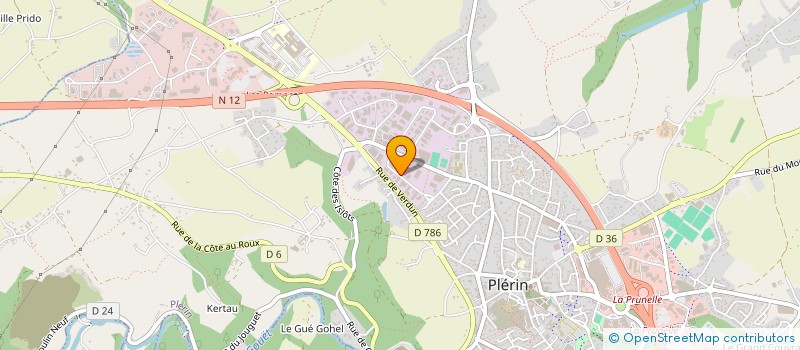localisation de l'entreprise ETUDES DE TRAVAUX D ARMOR à PLERIN